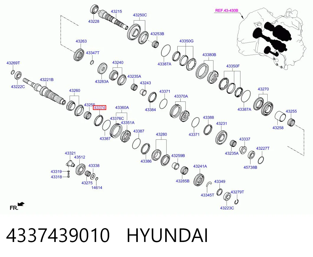 4337439010 Hyundai/Kia