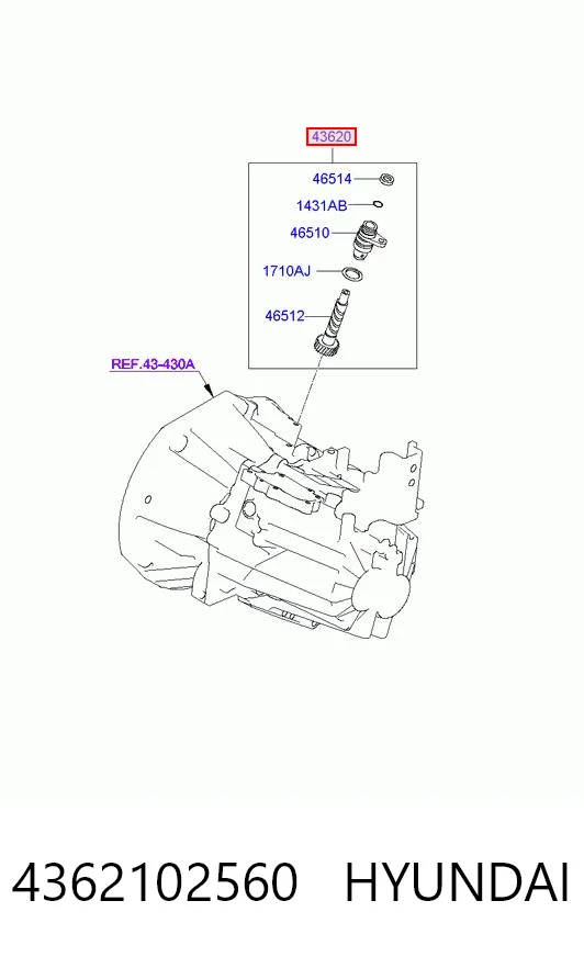 4362102560 Hyundai/Kia 