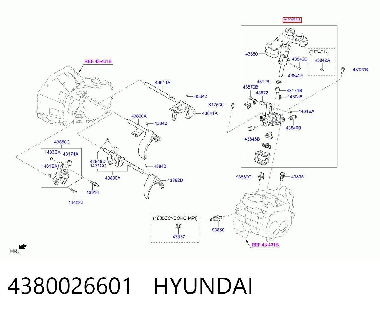 4380026601 Hyundai/Kia