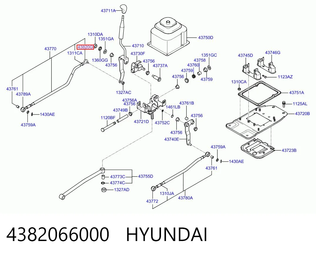 4382066000 Hyundai/Kia