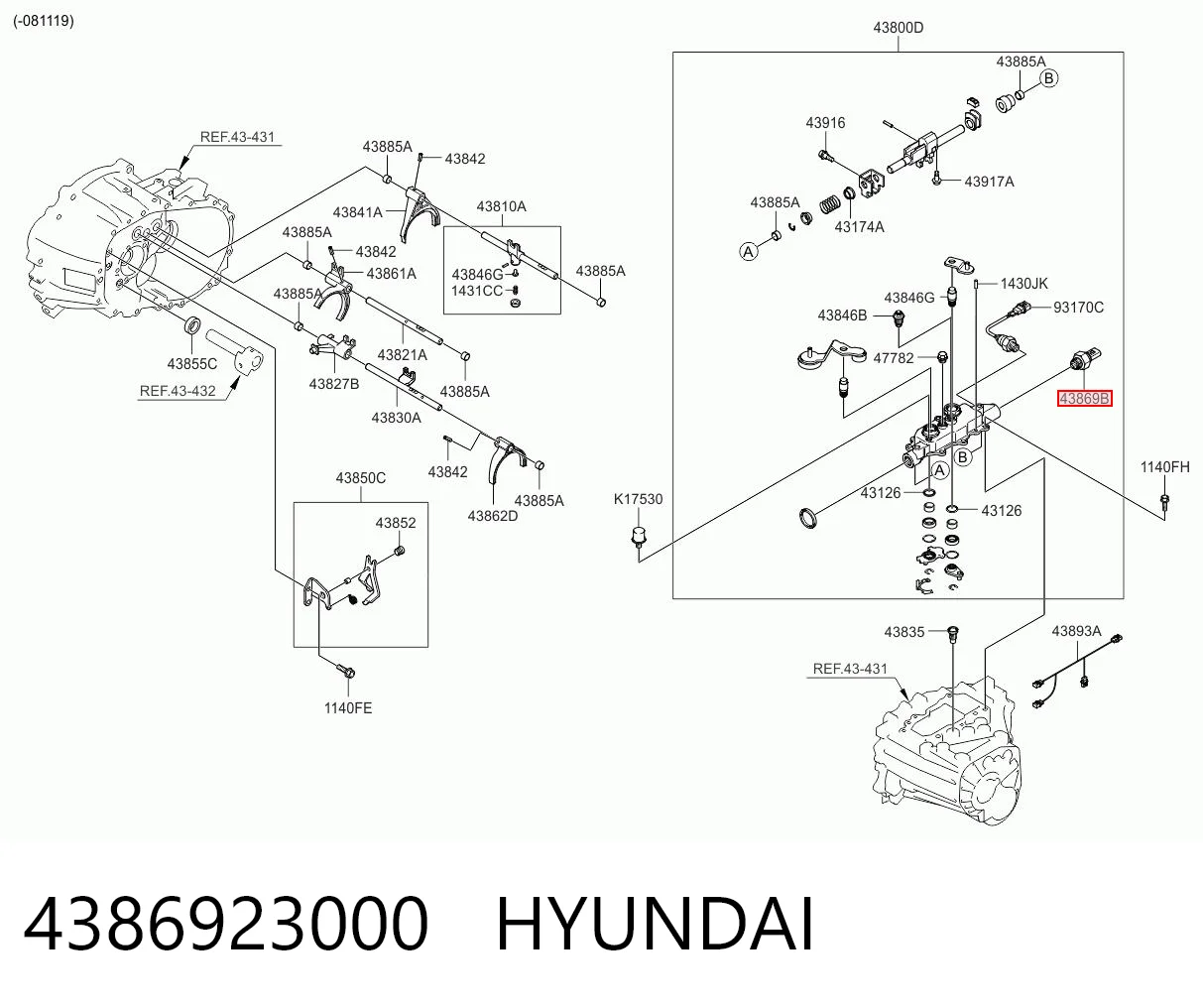 4386923000 Hyundai/Kia