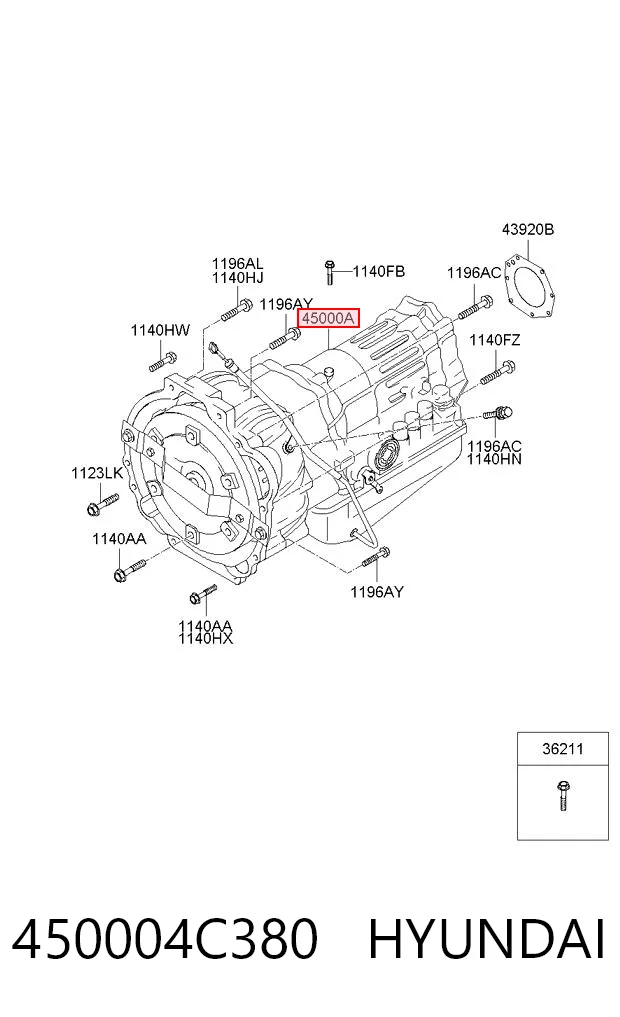 Transmisión automática KIA Sorento I (2002-2006)