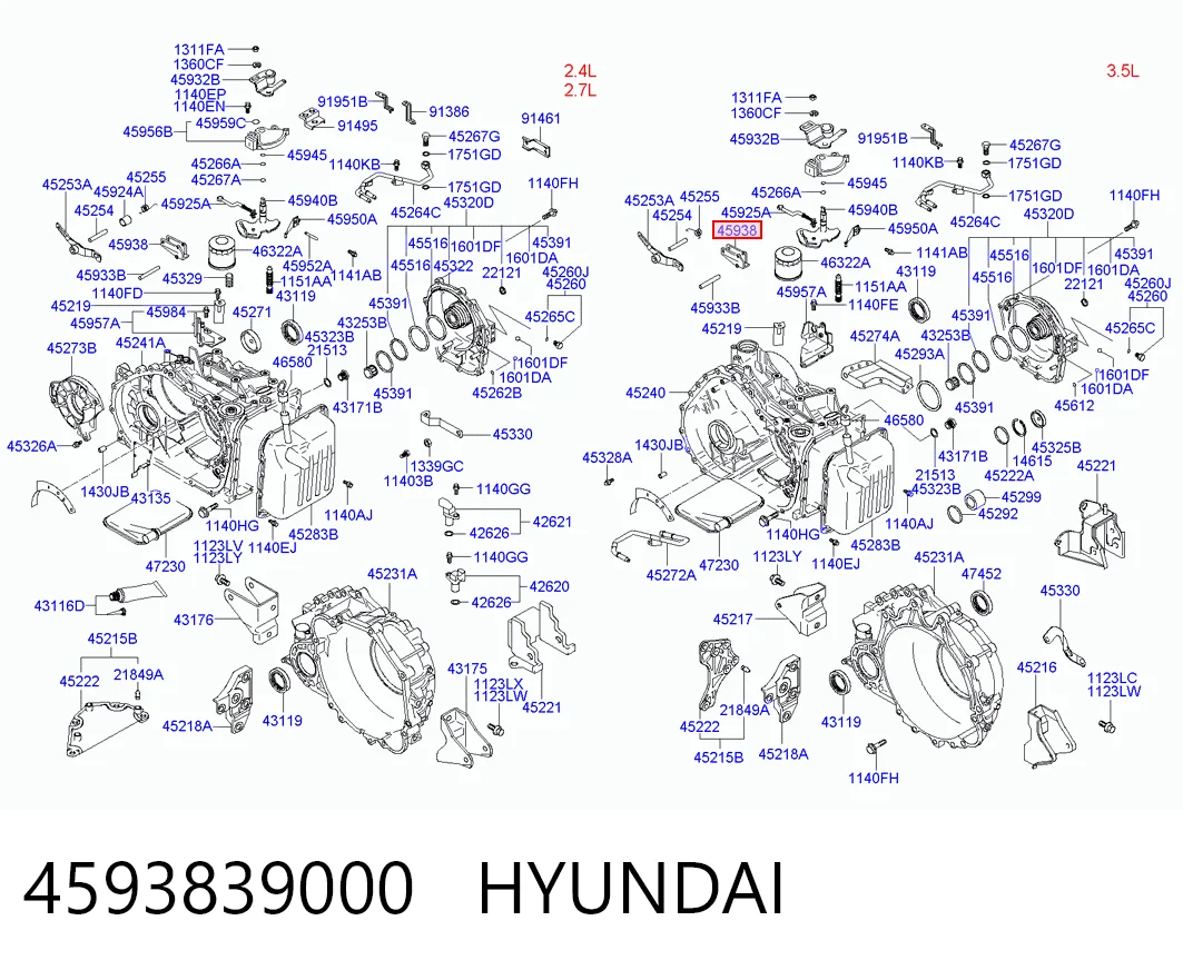 4593839000 Hyundai/Kia