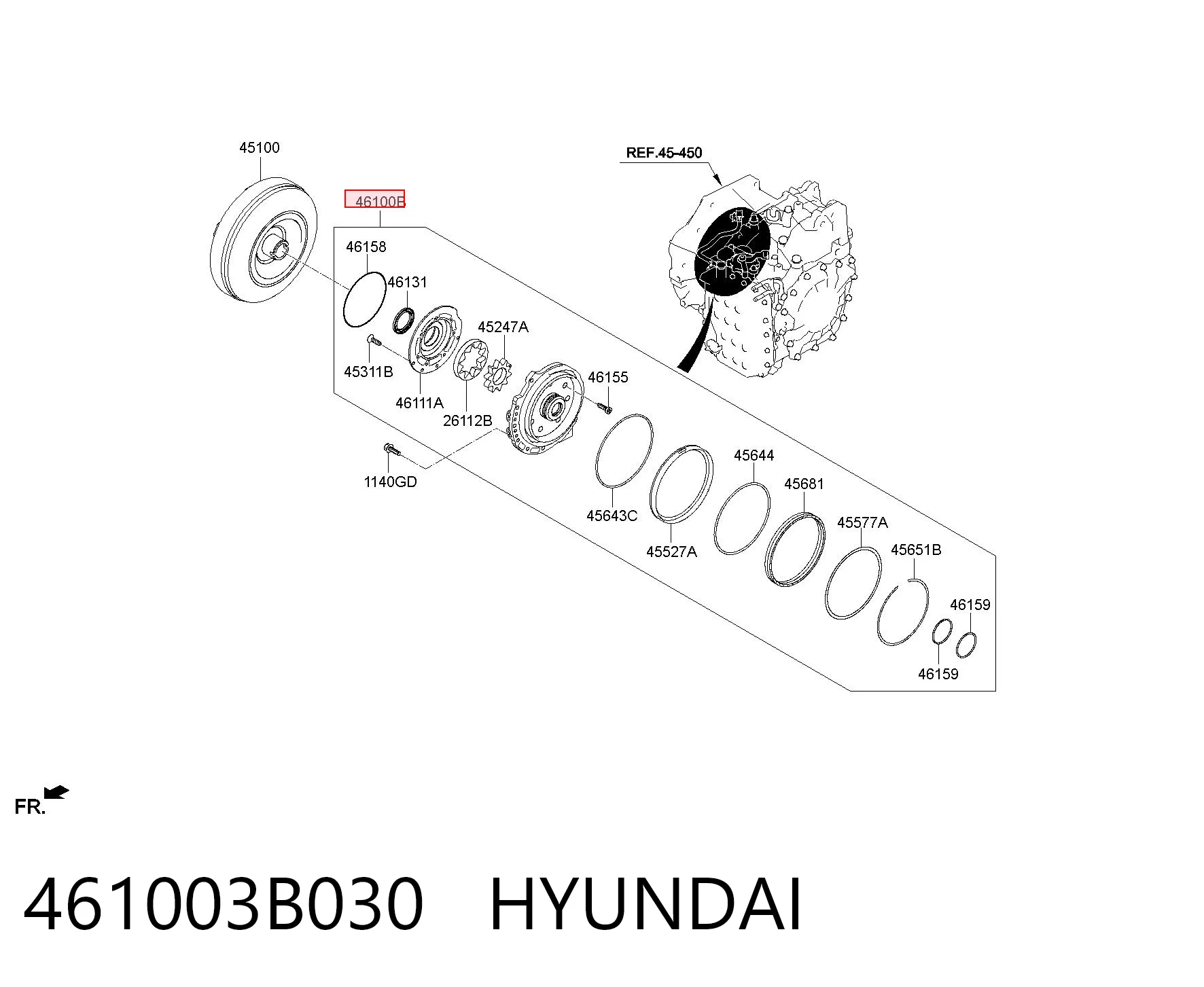 Bomba de aceite para Hyundai Santa Fe III DM