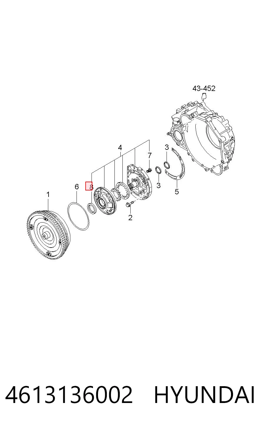 Retén de aceite de la bomba de aceite de la transmisión automática Chrysler 4613136002 precio, desde 6,42 EUR