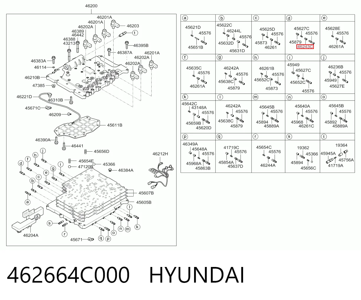 462664C000 Hyundai/Kia