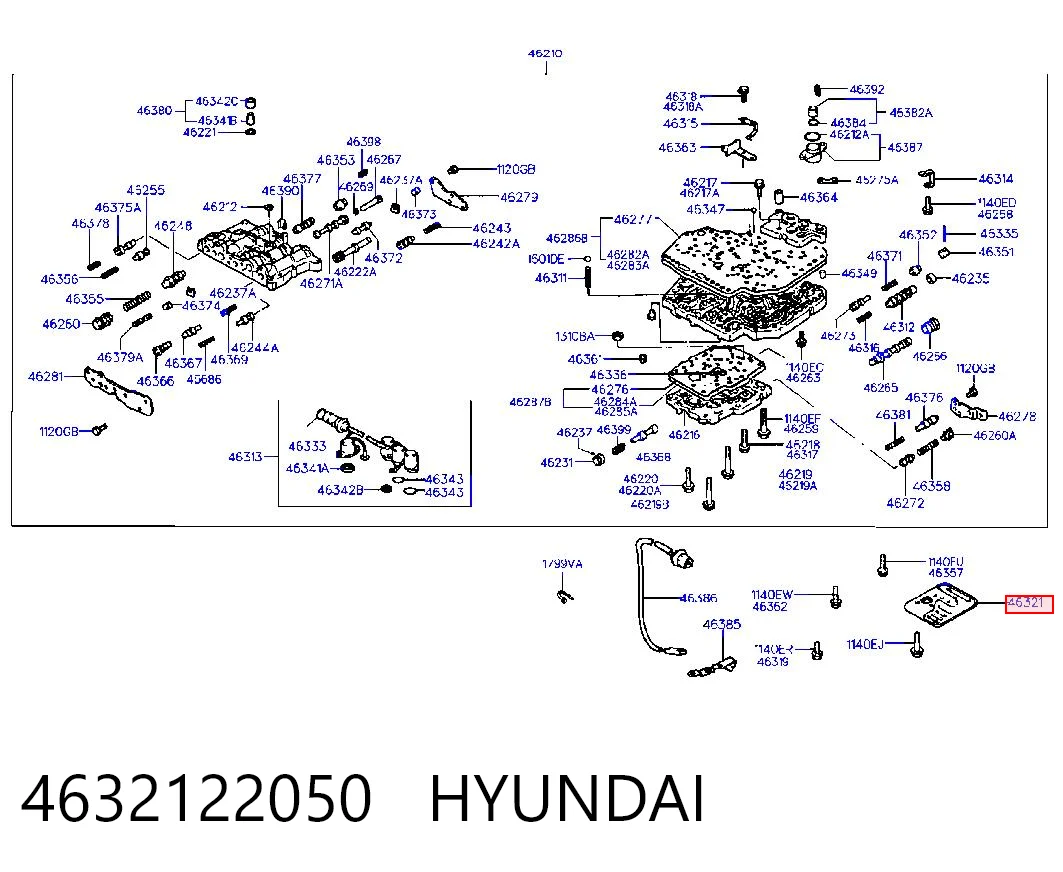 Filtro de transmisión automática para Hyundai Accent X-3