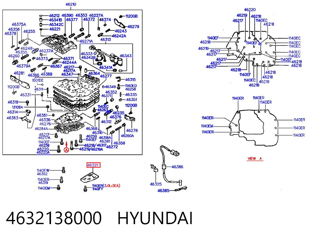 Filtro caja de cambios automática Hyundai Sonata III sedán comprar en España