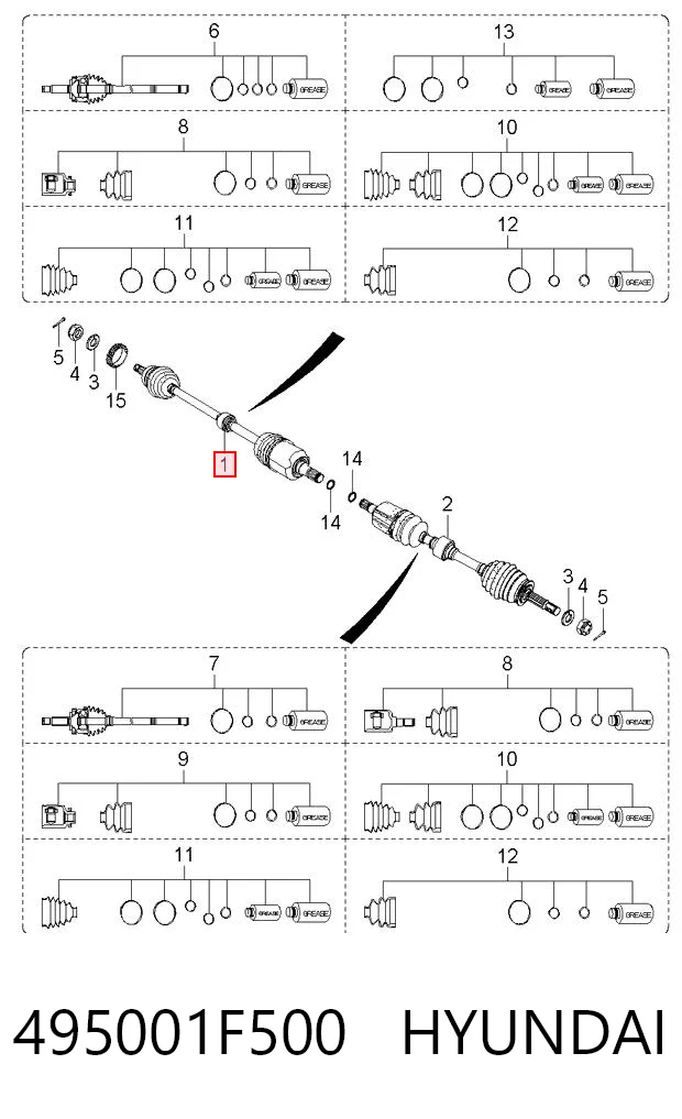 495001F500 Hyundai/Kia
