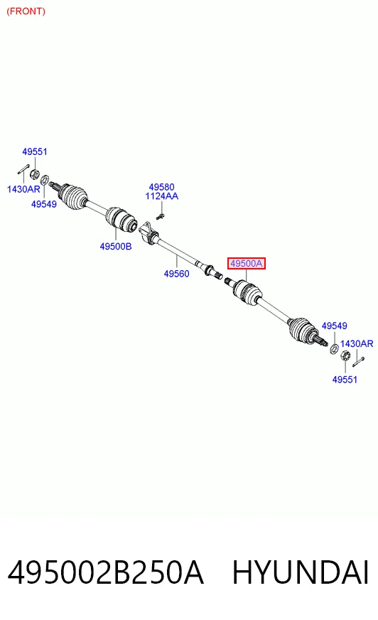495002B250A Hyundai/Kia