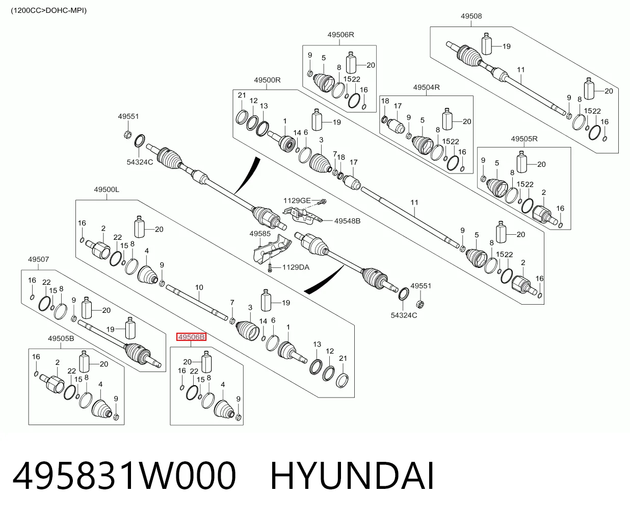 495831W000 Hyundai/Kia