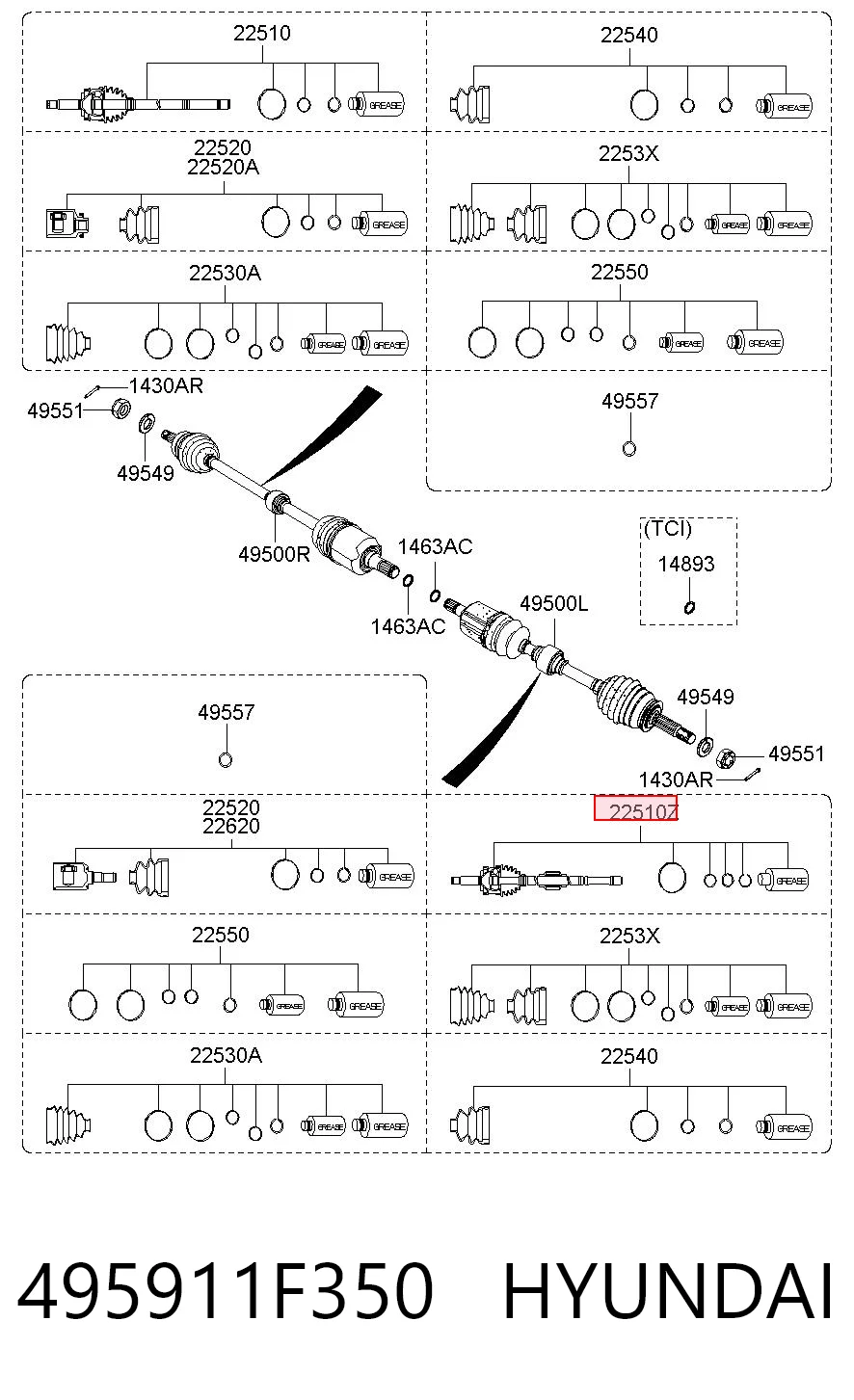 495911F350 Hyundai/Kia