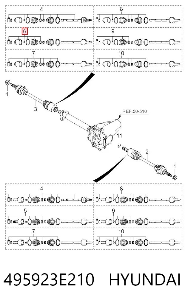 495923E210 Hyundai/Kia