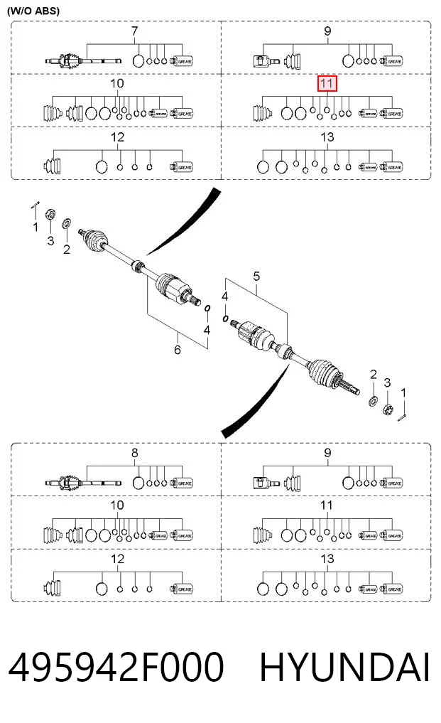 495942F000 Hyundai/Kia