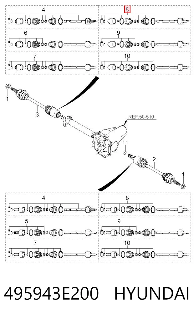 Fuelle de palier delantero exterior 32324097 Volvo