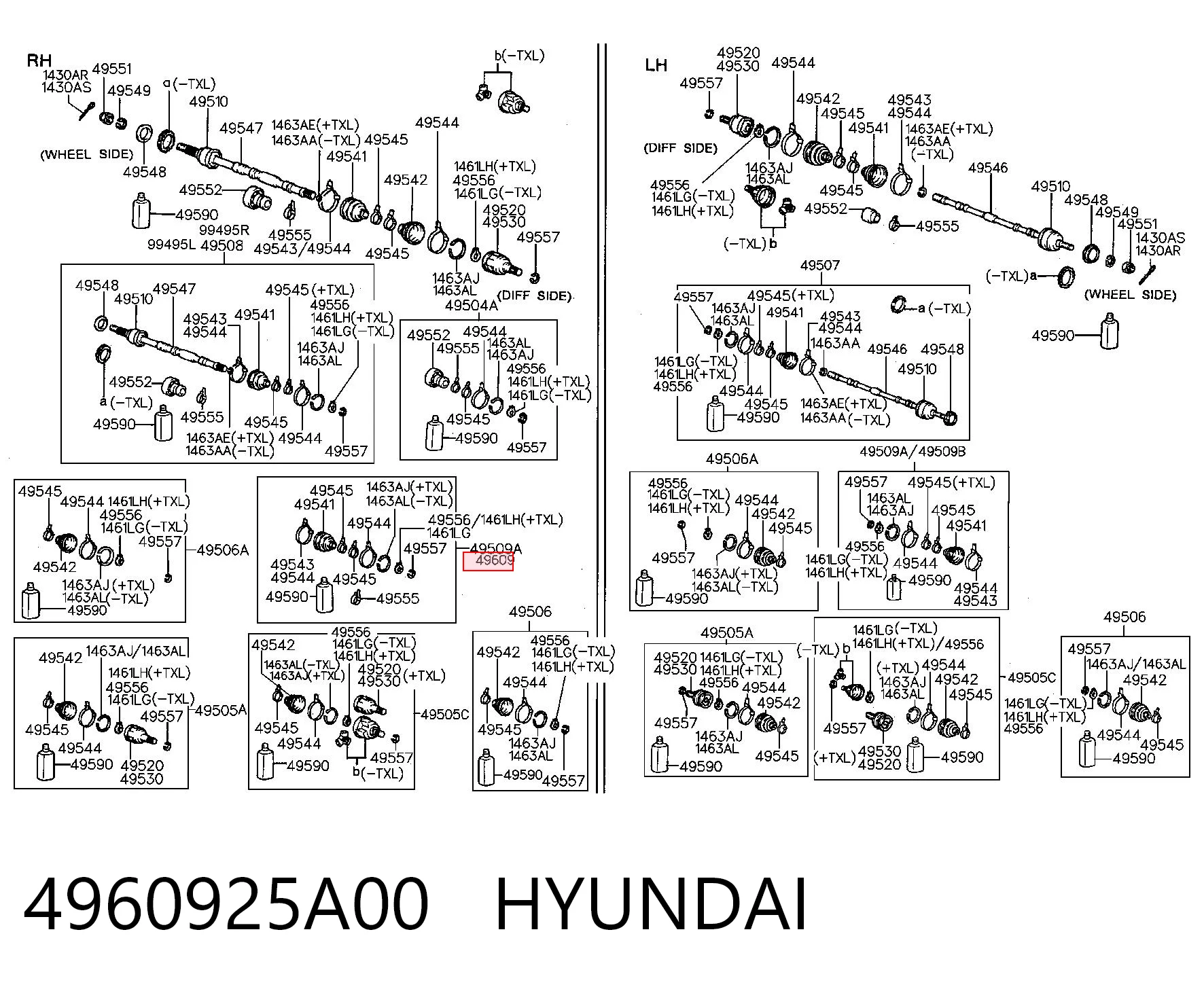 4960925A00 Hyundai/Kia