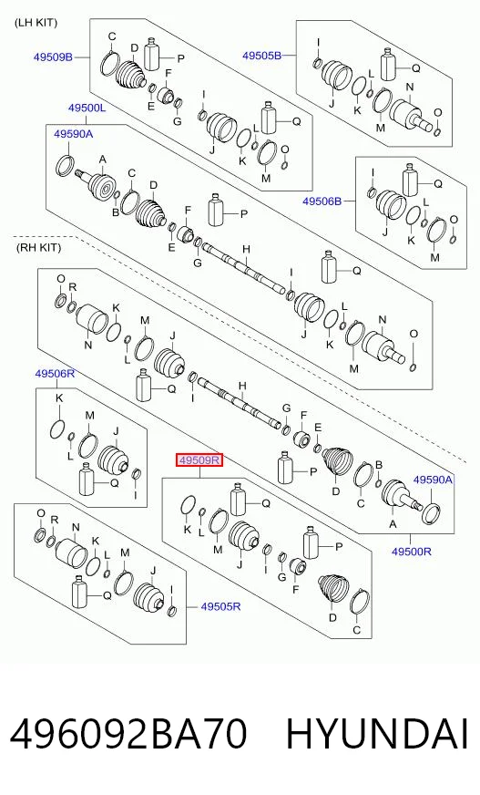 496092BA70 Hyundai/Kia