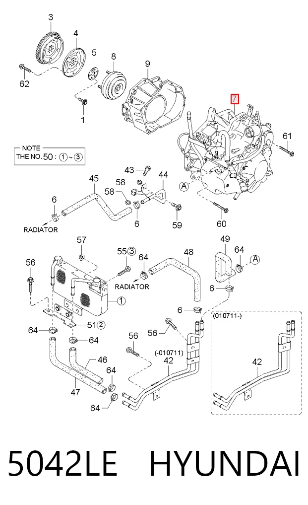 Transmisión automática para KIA Carnival II GQ