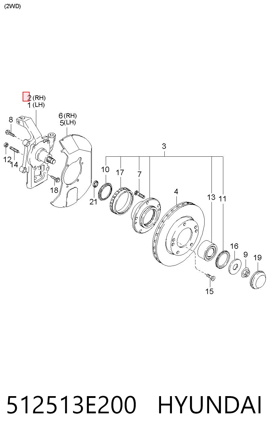 512513E200 Hyundai/Kia