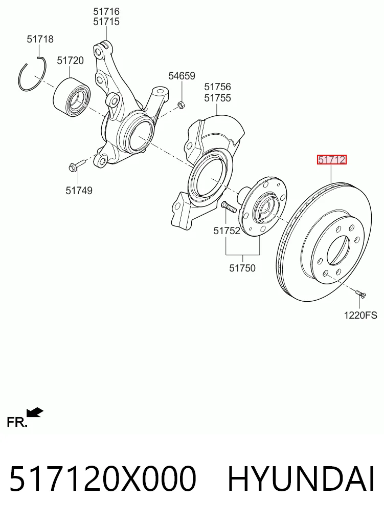517120X000 Hyundai/Kia