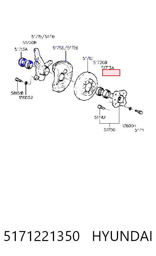5171221350 Hyundai/Kia
