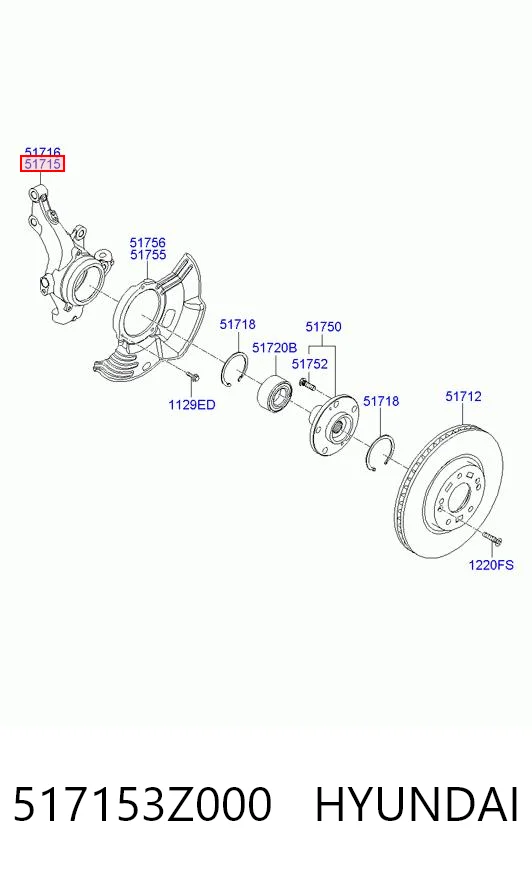 517153Z000 Hyundai/Kia