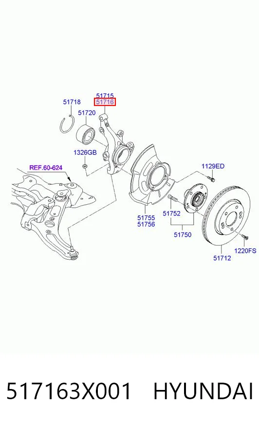 517163X001 Hyundai/Kia