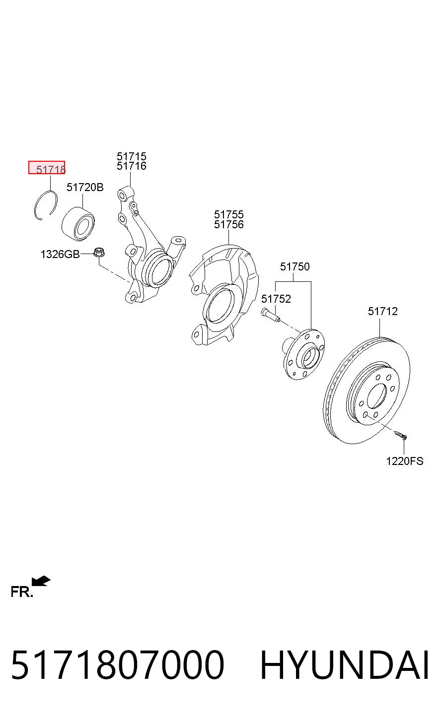 5171807000 Hyundai/Kia