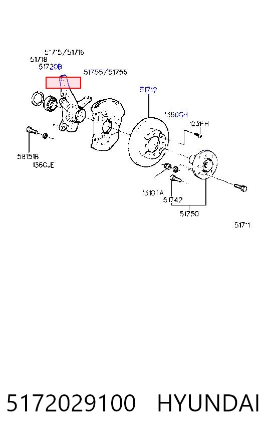 5172029100 Hyundai/Kia