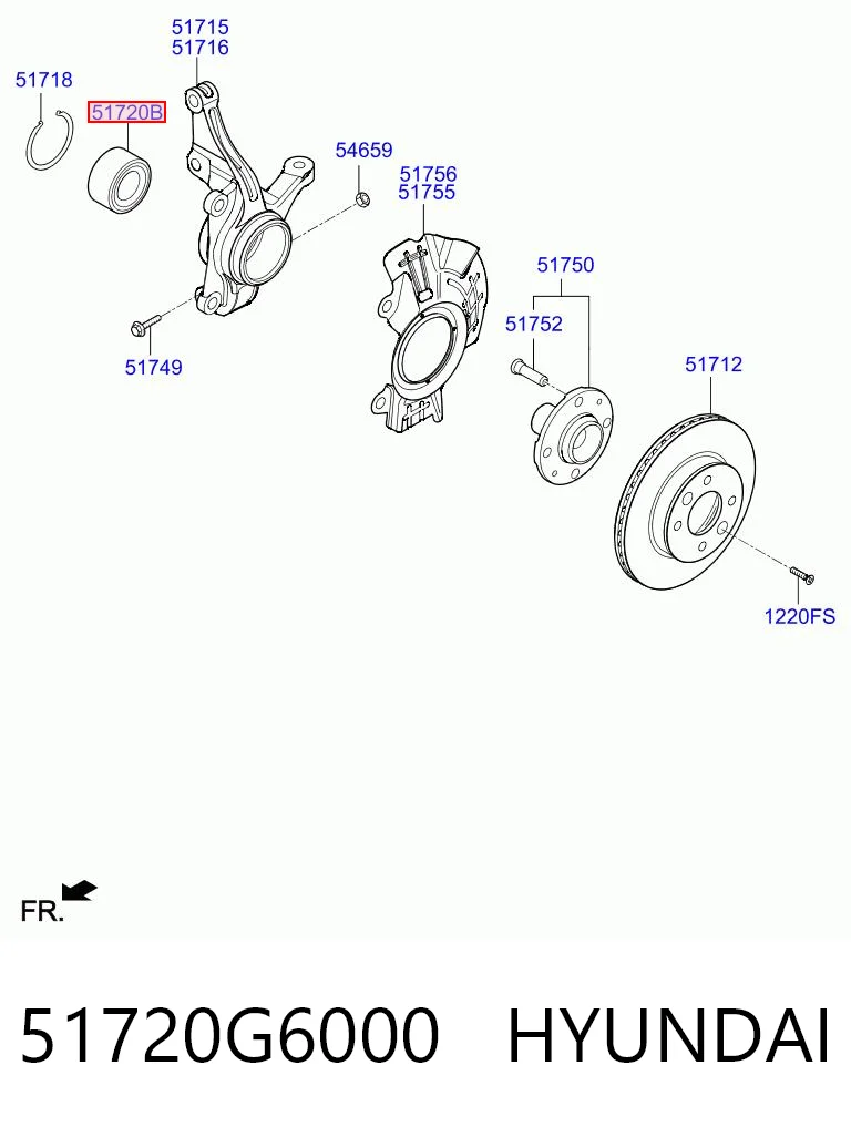 51720G6000 Hyundai/Kia