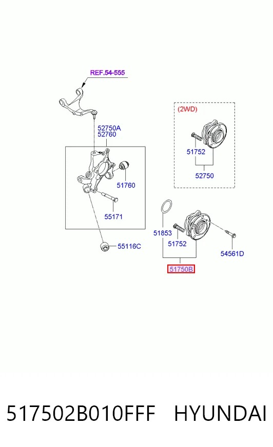 517502B010FFF Hyundai/Kia