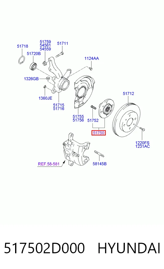 517502D000 Hyundai/Kia