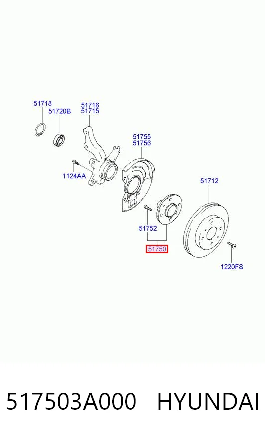 Buje de rueda Sportage II SUV (2004-2010) original desde 31,61 €