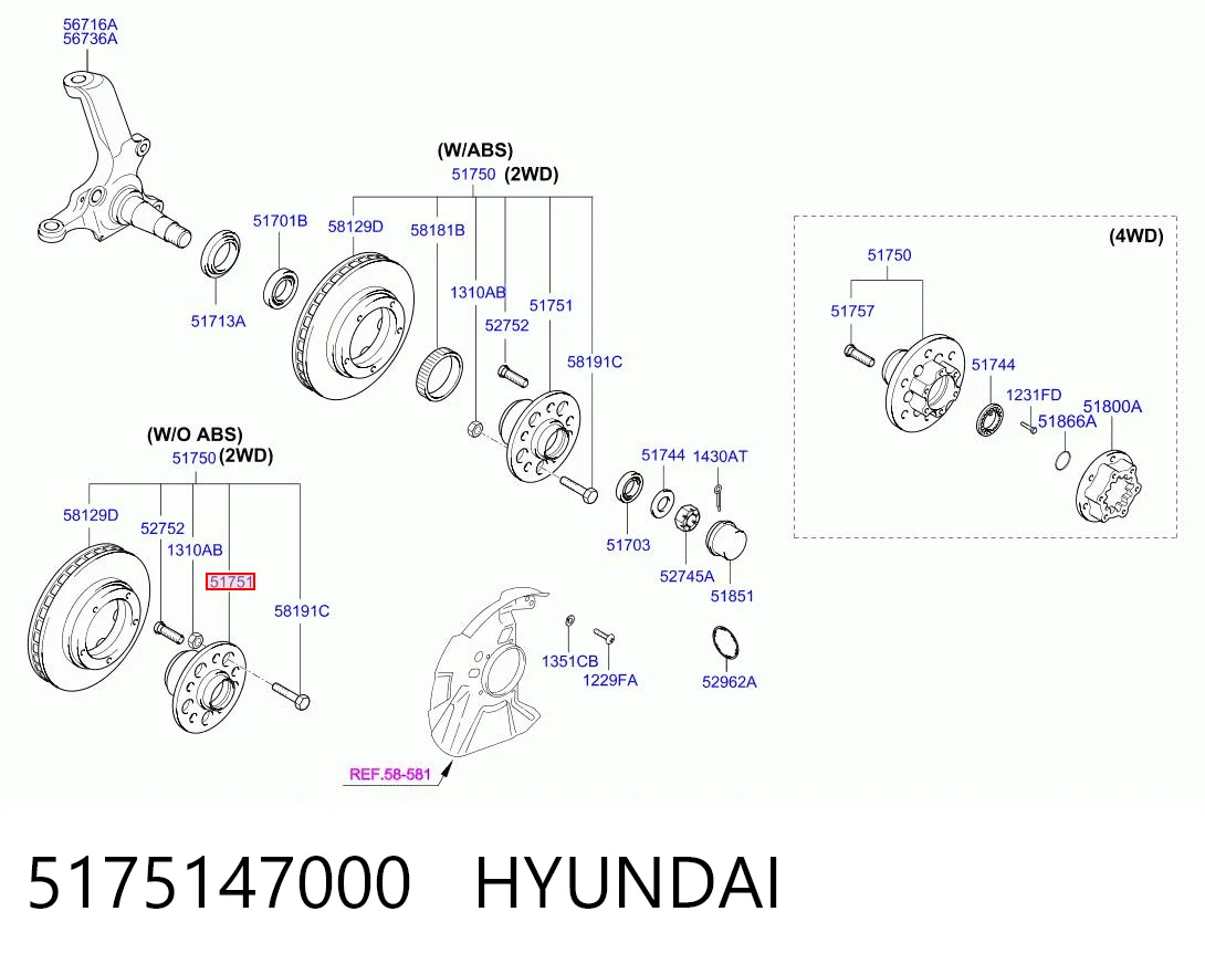 Comprar Bujes de ruedas H-1 STAREX  