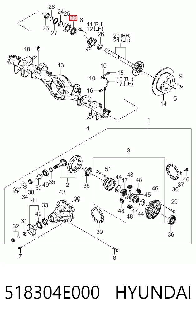 518304E000 Hyundai/Kia