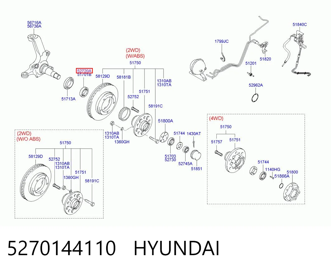 5270144110 Hyundai/Kia