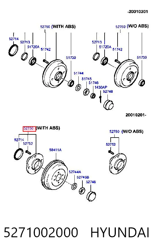 5271002000 Hyundai/Kia