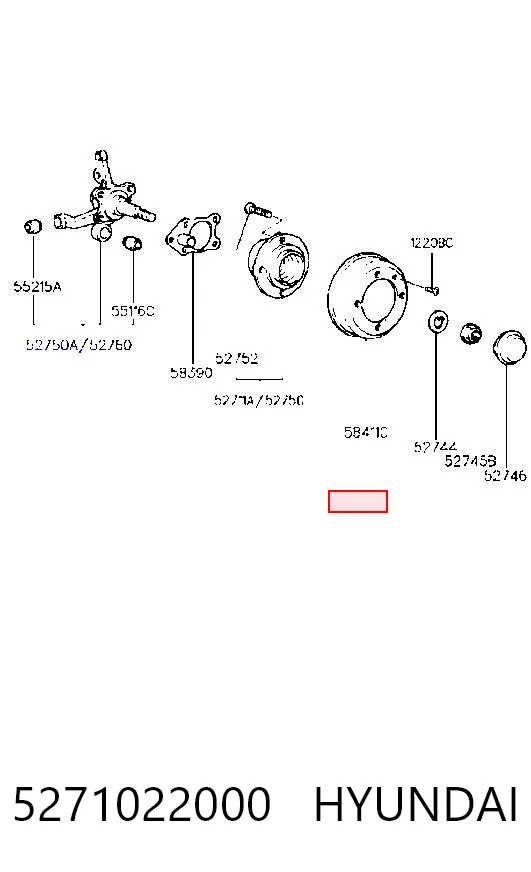 Buje Accent  sedán (1994-2001) original desde 52,86 €
