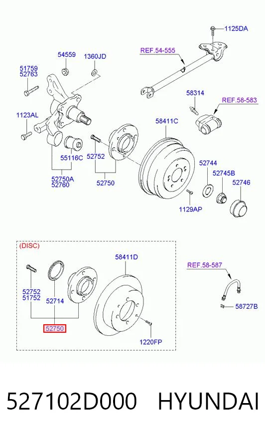 527102D000 Hyundai/Kia