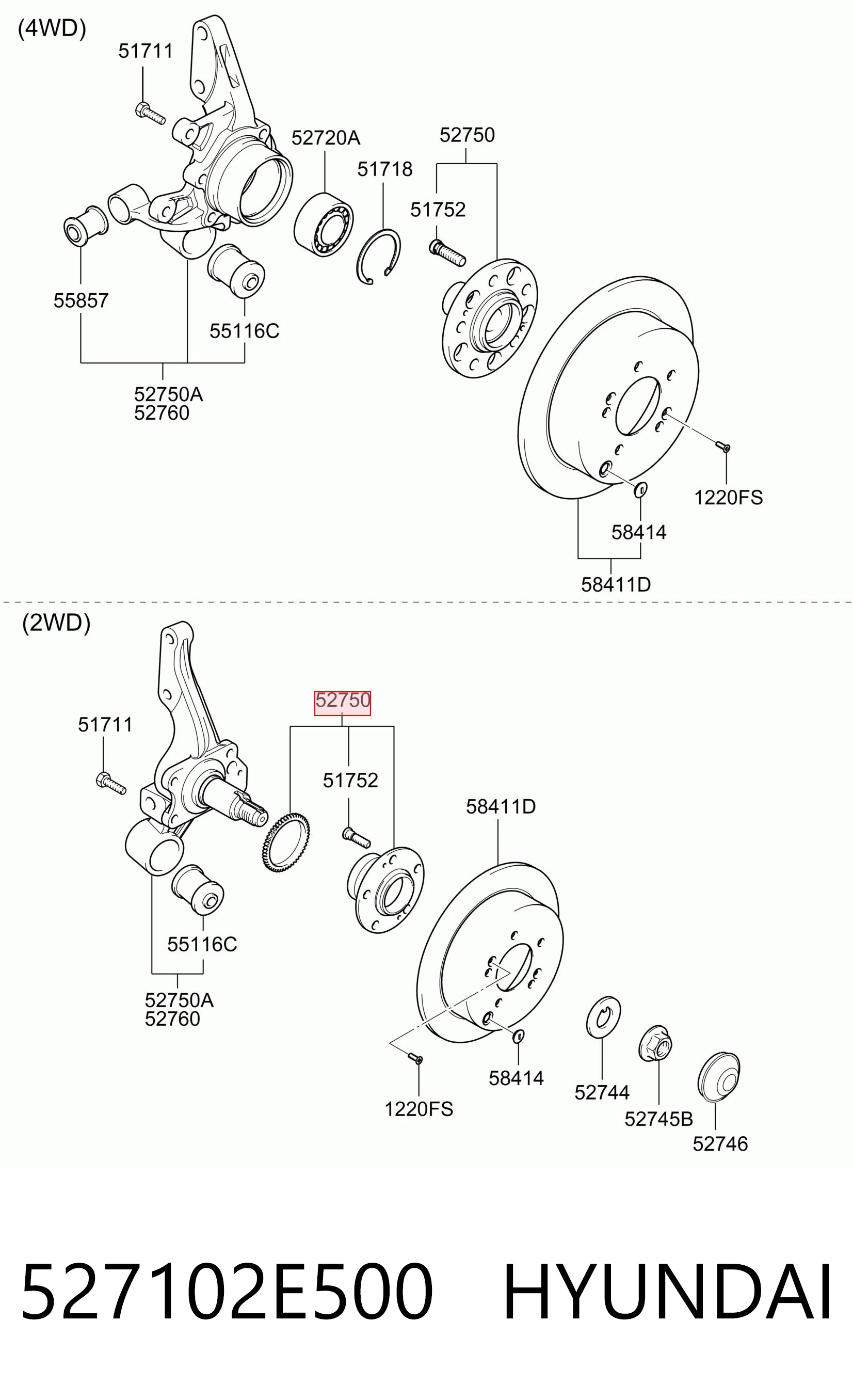 527102E500 Hyundai/Kia
