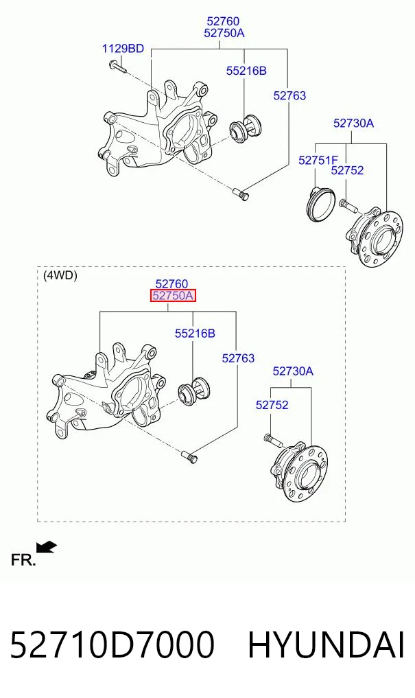52710D7000 Hyundai/Kia