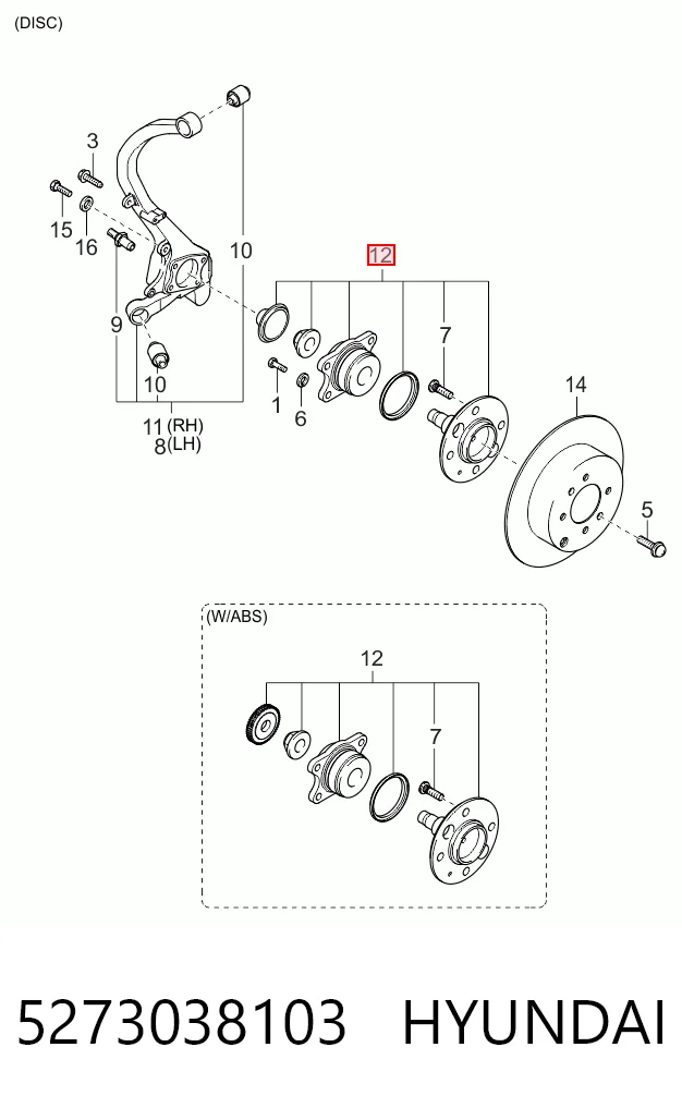 Comprar Cubo de rueda, Eje trasero Sonata  EU4