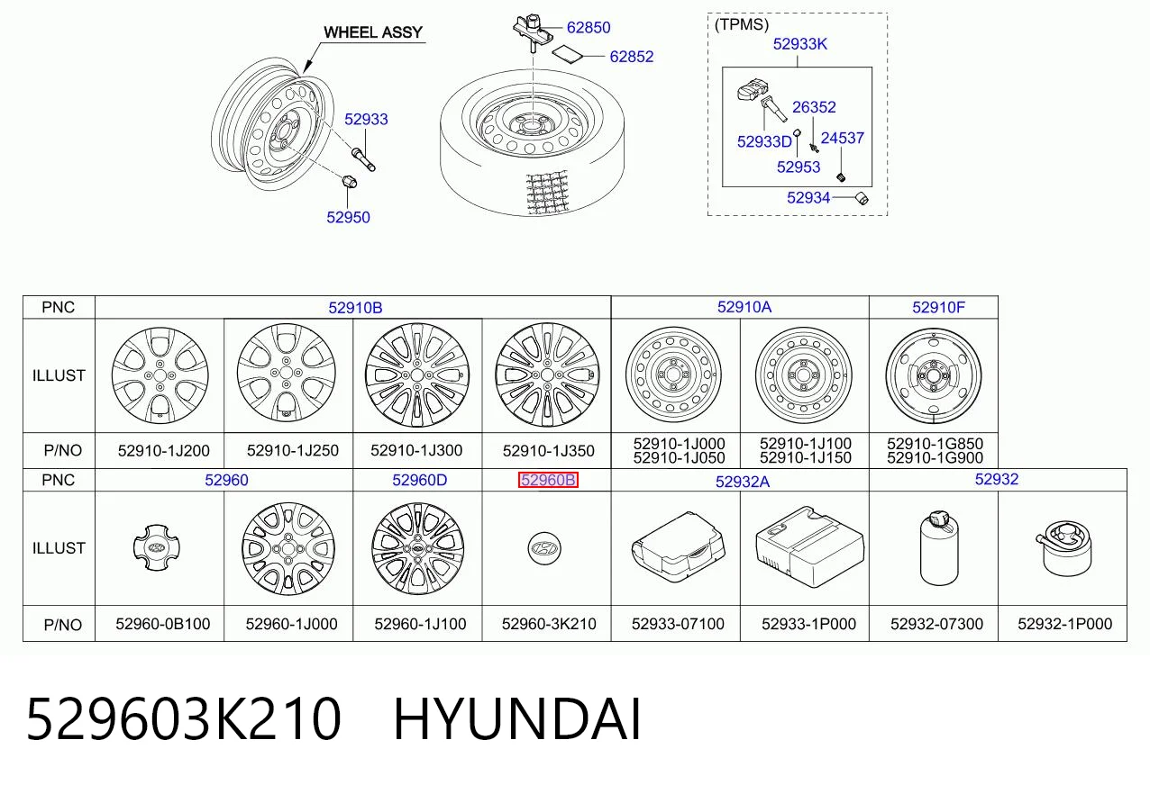 529603K210 Hyundai/Kia