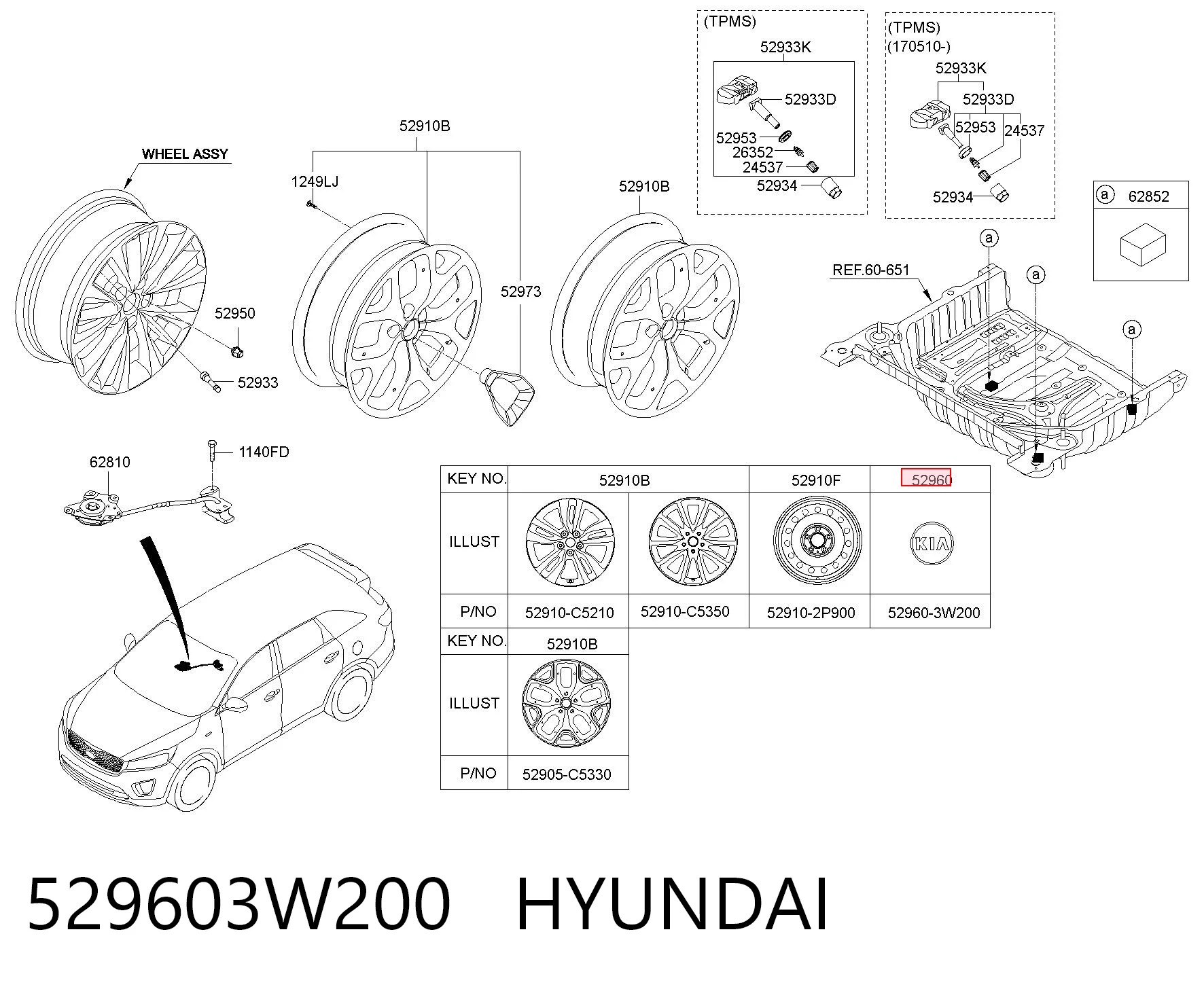 529603W200 Hyundai/Kia