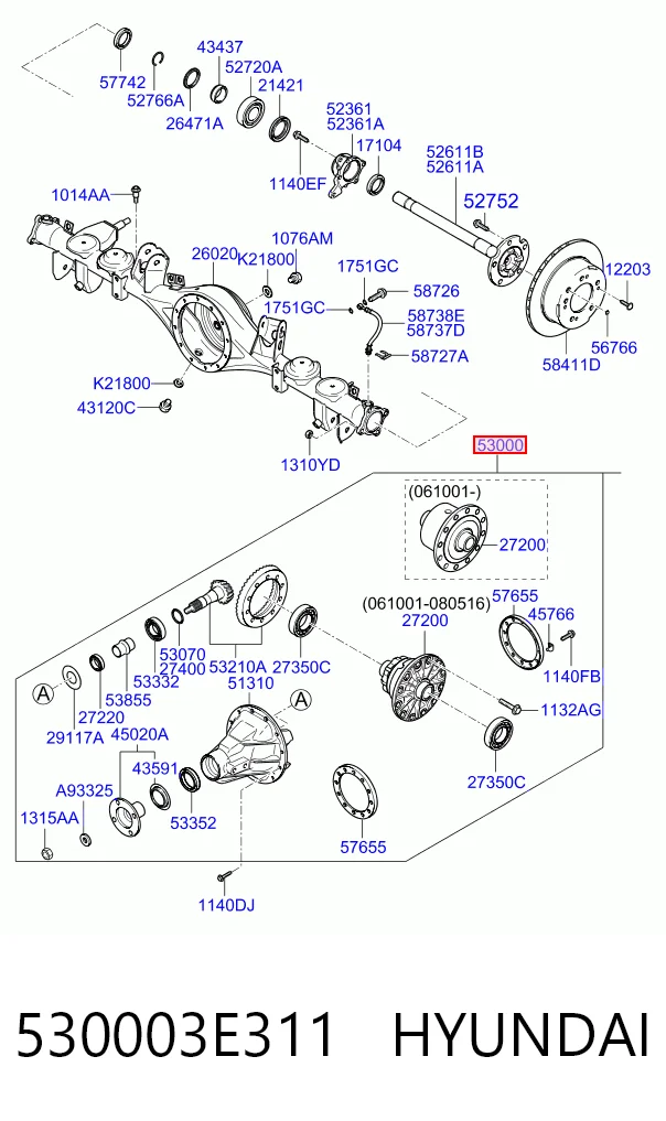 530003E311 Hyundai/Kia
