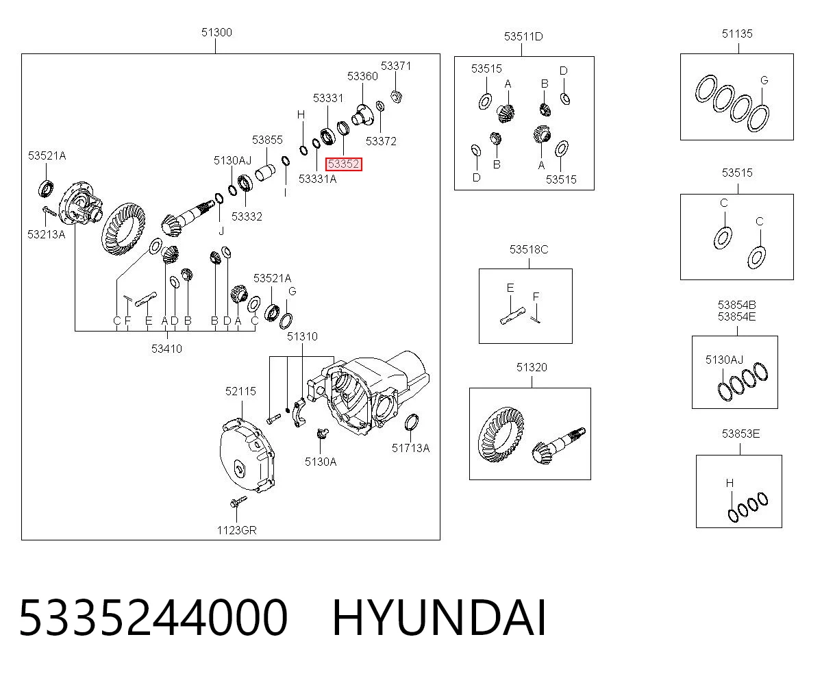 5335244000 Hyundai/Kia