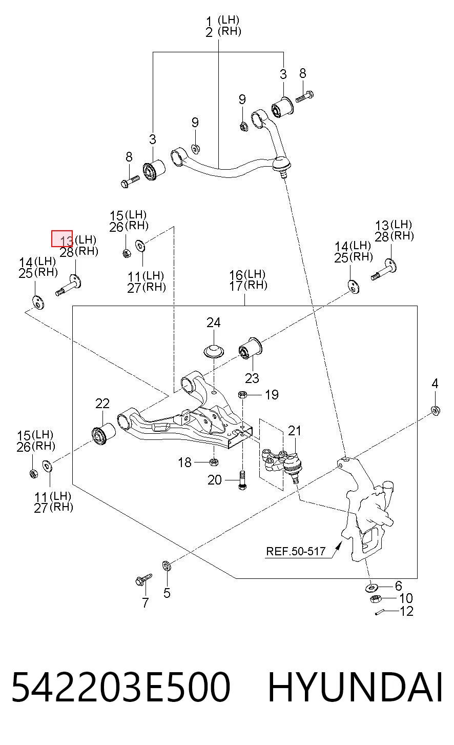 542203E500 Hyundai/Kia