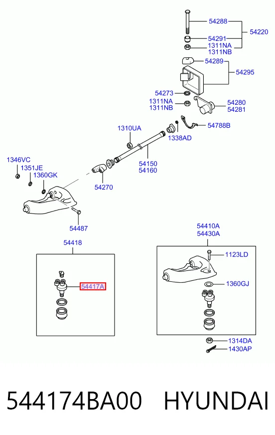 544174BA00 Hyundai/Kia