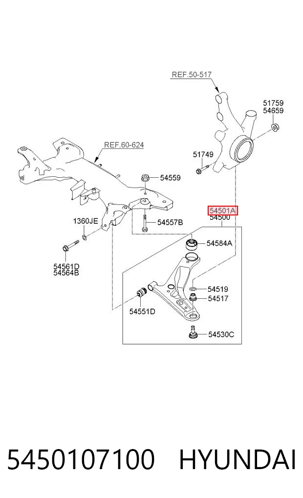 5450107100 Hyundai/Kia