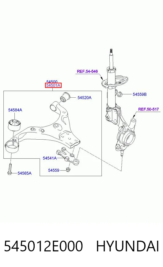 545012E000 Hyundai/Kia